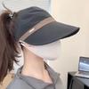 Gorra de béisbol de secado rápido nueva de verano para mujer moda Joker parte superior vacía se puede atar cola de caballo colgando máscara sombrero de pescador outlet de fábrica