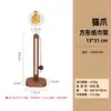 Suporte Vertical para Papel Toalha de Cozinha em Madeira de Acácia Retrô, Suporte para Rolo de Pano de Prato Preguiçoso, Saco para Conservar Alimentos Frescos, Suporte de Armazenamento Antiderrapante sem Perfuração