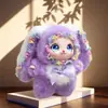 Muñecos de vinilo de conejo de orejas largas al por mayor, peluches lindos y conmovedores, bolsas y llaveros