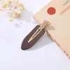 Pinza para el Cabello de Acrílico Estilo Francés Carey, Pinza para el Frente de Acetato Vintage, Pinza para el Cabello Sin Costuras para Fijar el Flequillo
