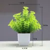 Punto Nuevo Bonsái Plantas de Decoración para el Hogar Pequeños Adornos Flores Artificiales Plantas Verdes Plantas en Maceta Flores Artificiales Fábrica Venta al Por Mayor