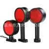 Luz Direcional Retrátil de Dupla Face LED Recarregável Luz de Sinalização Ferroviária Vermelha Piscante Indicador de Sinal Magnético