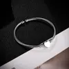 2025 Transfronterizo Amazon Aleación Pulsera Europea y Americana Forma de Corazón Simple Joyería de Moda