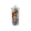 Bote para Empaque de Galletas de Té Perfumadas de 1050ml Botella Transparente de Boca Ancha Bote Pequeño Botella de Plástico Bote Sellado para Alimentos Botella de PET
