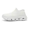 Sapatos transfronteiriços de bico largo, forma larga, tamanho grande, tênis slip-on, sapatos casuais, tênis esportivos respiráveis e absorventes de choque, tênis de corrida da moda para mulheres