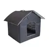 Refugio para gatos de exterior hecho a medida, casa para gatos impermeable, tienda de campaña resistente al frío y cálida, escondite para gatos de exterior, casita para perros pequeños