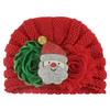 Gorro de bebé nuevo de Navidad europeo y americano, bonito gorro de punto cómodo para niños, gorro cálido para bebé.