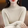 Suministro Directo del Fabricante CruzadoSuéter Corto de Punto Liso Nuevo para Otoño e Invierno para Mujer Moda de Punto Holgado