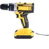 Venta al por mayor de fábrica 21V Exportación Set multifuncional de taladro eléctrico de litio Taladro eléctrico manual recargable Taladro de impacto para el hogar Taladro de pistola