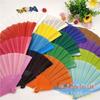 Leque dobrável de plástico sem flores, liso e plano * leque de publicidade personalizado * Fabricantes de leques pintados à mão para dança espanhola no atacado