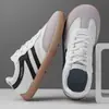 Zapatos de Punta Ancha Estilo Nuevo para Parejas, Zapatos de Entrenamiento Casual Planos para Hombre, Tenis Ligeros con Cordones Estilo Retro, Venta Directa del Fabricante