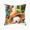 Serie One Piece Dibujos Animados Personajes Luffy Solon Funda de Almohada para el Hogar Animación Imitación Súper Suave Sofá Cómic-Con Almohada