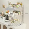 Prateleira de armazenamento de xícaras, armário de armazenamento de mesa, aparador, xícara de café, xícara de chá, conjunto de chá, tipo retrátil para mesa de casa