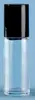 Em Estoque 30ml 50ml Frasco de Vidro Transparente Redondo Reto com Rolo Frasco de Óleo Essencial Frasco Roll-On Antitranspirante Frasco Roll-On para Alívio da Dor