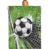 Manta Suave de Franela con Temática Deportiva, Tamaño Mediano, Adecuada para el Hogar, Regalo, Decoración y Uso Múltiple