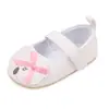 Zapatos de dibujos animados lindos de animalitos pequeños, color sólido, lazo, para bebé Princesa Niño Pequeño, suela suave, boca poco profunda BJZ3158