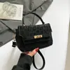La Popular Hebilla de Candado Casual de Este Año 2025 Nuevo Otoño Moda Diseño Simple Bolso Cruzado de Hombro Único Bolso de Mano para Mujer