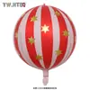 Globos 4D Redondos de 22 pulgadas Impresos con Rayas de Estrella para Fiestas de Cumpleaños, Globos de Decoración para Centros Comerciales KTV en Stock