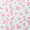 Tela de algodón con estampado floral de melocotón ropa de mujer vestidos brillantes de primavera y verano para niños tela para camisas de bebé