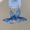 Brincos de Borboleta com Flores Frescas Coloridas, Design Personalizado Assimétrico Divertido, Brincos Versáteis, Brincos Doces e Delicados