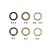 Anillo metálico de aleación de zinc de 6 puntos, anillo circular sin costuras, anillo de fundición a presión de aleación de zinc, accesorios de hardware para equipaje, fundición a presión