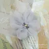 Versión Coreana Flores de Organza Flores de Cristal Tridimensionales Bordes de Cristal Accesorios Hechos a Mano para DIY Bolsa de Zapatos Decoración de Vestido Flores Materiales