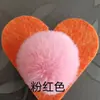 Bolinha de Pelúcia Pelo Curto Coelho Rex Bola de Pelo Falsa Bola de Pelo de Coelho Bola de Pelo de Coelho Rex Bolsa Brinquedo Acessórios de Joia Bola de Pelo Artificial