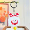 Chaveiro Bola de Natal Ano Novo Presente de Natal Chaveiro de Presente Pequeno Pingente de Pelúcia para Bolsa de Casal