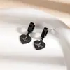 Pendientes de aro europeos y americanos de moda más vendidos para hombre de acero inoxidable Hip-Hop Pendientes y tachuelas de moda al por mayor