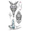 Amazon Hot Serie TL Pegatinas de Tatuaje Impermeables Letras Inglesas Pegatinas para la Cintura Pegatinas de Tatuaje Sexy Punto