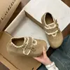 Sandálias Birkenstock de Sola Grossa para Aumentar a Altura para Mulheres, Novo Estilo Primavera 2026, Mocassins de Calçar, Sapatos Mary Jane Retrô