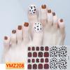 Verano 2021 Nuevos Stickers Franceses para Pies Stickers Nail Art Stickers Completos Bronceado Japonés Despegables Nail Art Stickers para Pies Stickers Completos