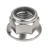 Aço Inoxidável 316 Porca Sextavada com Flange Anti-Afrouxamento Parafuso Sextavado com Base Plana Antiderrapante Tampa Sextavada M4M5M6M10M12