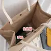 Atacado Transfronteiriço de Bolsas Novas da Moda, Bolsas Femininas de Linho Estilo Coreano de Grande Capacidade, Sacolas de Compras Simples para Atacado