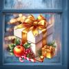 Pegatinas para Inodoro de Baño Ofer 2025 Caja de Regalo Navideña Pegatinas para Inodoro Decoración de Baño Transfronteriza Pegatinas para Inodoro