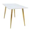 Mesa de Centro Exportación Minimalista Sala de Estar Pizarra MDF Pegatina Mesa de Centro Lujo Ligero Mesa de Centro Vidrio Templado