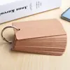 Cuaderno de vocabulario en inglés de hojas sueltas con anillo de hierro, cuaderno de memorización y recitación con anillas desmontables, libreta pequeña en blanco para exámenes de estudiantes, artículo de premio