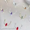 Taladro para Uñas Francesas Rombo Joyería Luz de Lujo Flash Pila de Taladro con Perla Bola para Uñas Accesorios Terminados Venta al por Mayor