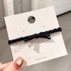 Elástico de Cabelo Trançado de Três Fios, Alta Elasticidade, Espessurado, Blocado em Cores, Corda de Cabelo com Nó, Elástico de Cabelo, Acessório de Cabelo, Faixa de Cabelo para Mulheres, Trançado