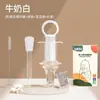 Alimentador de Medicina para Bebés Anti-Ahogo Tetina de Silicona Estilo Chupón Dispositivo para Dar Agua a Bebés Gotero con Escala Alimentador de Dibujos Animados de Rana