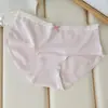 Pantaletas antibacterianas de algodón puro para mujer 7A con entrepierna extendida, entrepierna 100% algodón, algodón para bebé clase A, cómodas y holgadas, con bordes de volantes