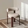 Silla Hiroshima minimalista nórdica, silla de comedor de madera maciza para el hogar con respaldo, moderna para comedor, estudio, oficina, escritorio de ocio