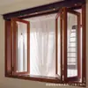 Puertas y Ventanas Plegables de Madera Maciza de Olmo Viejo, Marcos de Ventana Plegables Izquierdos y Derechos, Ventanas Corredizas Modernas Estilo Ins, Hechas a Medida para Casas de Huéspedes