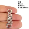 Pingente Antigo em Liga de Prata Estilo Retrô Pingente de Lótus Borboleta Pulseira de Cristal DIY Anel de Corrida Acessórios com Franja Atacado