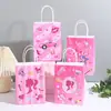 Bolsa de Regalo Día de la Diosa Barbie Rosa, Bolsa de Empaque de Mano, Bolsa de Regalo para Vacaciones y Cumpleaños, Bolsa de Empaque Universal para Llevar
