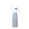 Batidor de Crema de Acero Inoxidable de 500ml Espumador de Leche Café Cold Brew Té con Leche Pistola Decoradora Espumador de Leche Comercial de Aluminio de 1L