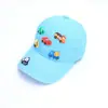 Boné de beisebol infantil de algodão lavado retrô estilo coreano, boné com aba infantil masculino transfronteiriço com tema de desenhos animados Carros, atacado