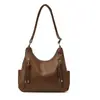 Bolsa Feminina de Luxo Grande Capacidade Ombro Único Bolsa Tote Retrô Versátil Tendência Bolsa para o Dia a Dia Feminina Bolsa Transversal Feminina