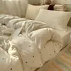 Conjunto de Cuatro Piezas Estampado de Seda de Hielo Amigable con la Piel Nuevo Verano 2026