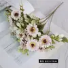 Novo Estilo Buquês de Flores Artificiais de Seda de Girassóis, Estrelas e Margaridas para Casa, Casamento, Fotografia e Decoração; Flores Artificiais para Atacado Transfronteiriço